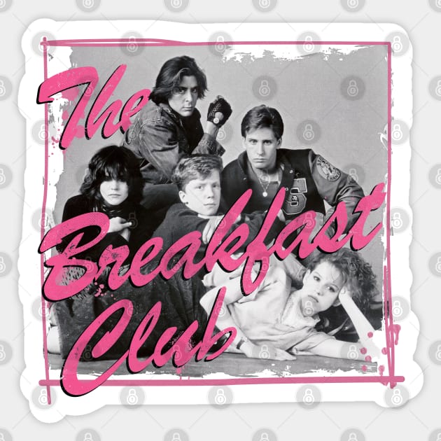 The Breakfast Club - Grundge Sticker by WorldsFair